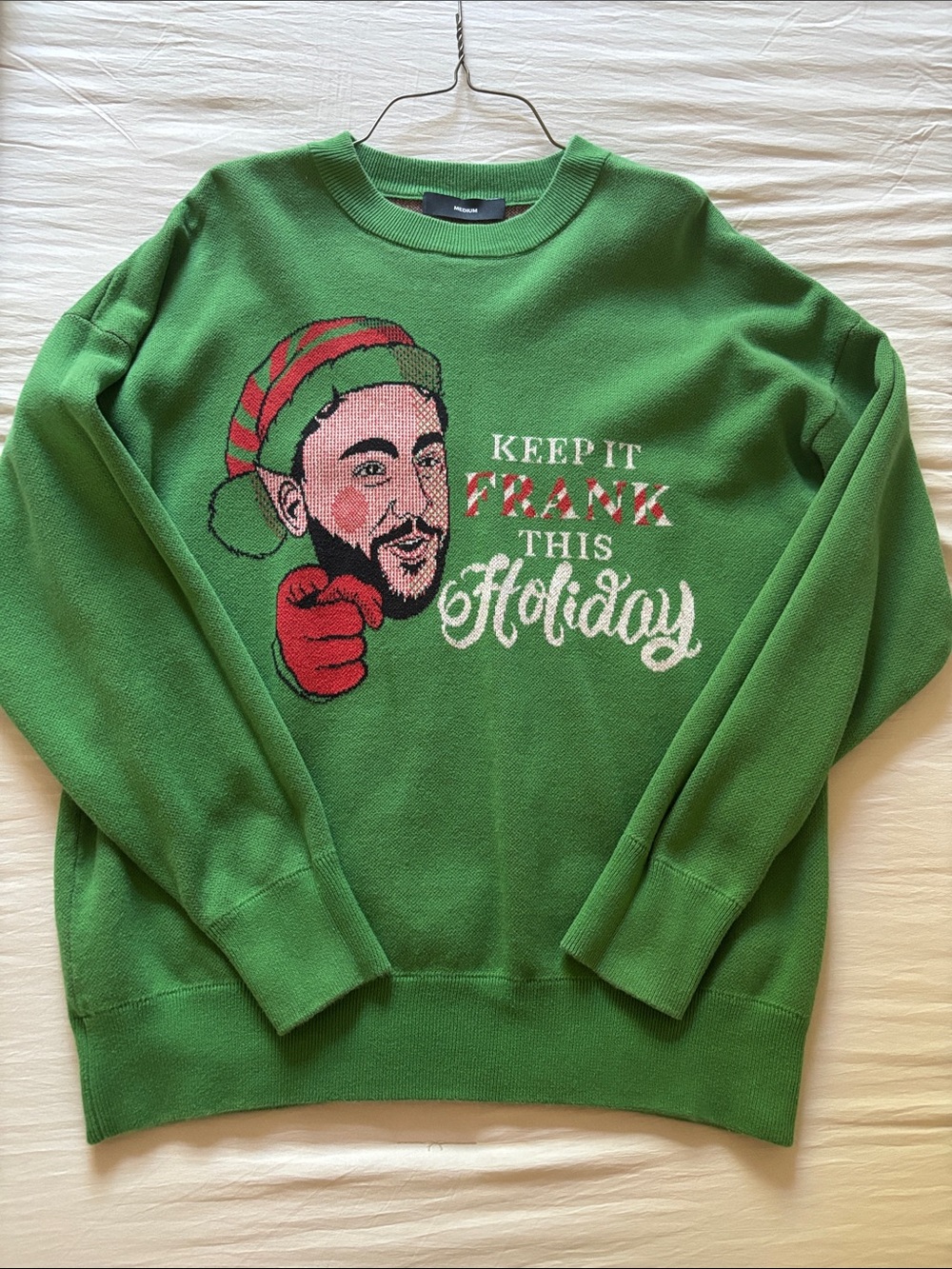 Santagato Studios 'Keep It Frank This Holiday' Graphic Crewneck Sweater